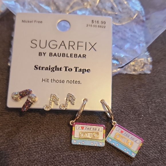 sugarfix Jewelry - Sugarfix by BaubleBar Colorful Cassette Earrings